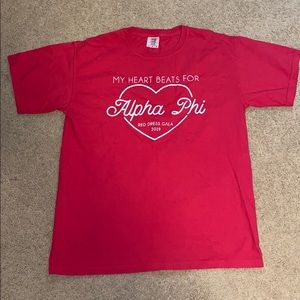 Alpha phi sorority tshirt